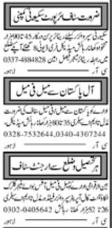 Today Private Company Lahore Jobs 2023 Advertisement - Management Staff